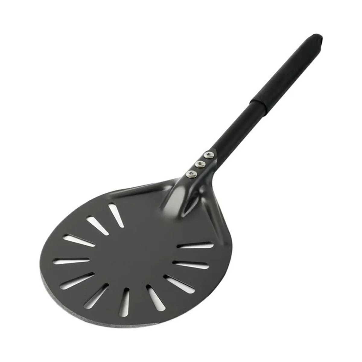 

Pizza Turning Peel with Long Handle Aluminum Non-Stick Pizza Peel Spinner Scratch Resistant Pizza Peel Paddle