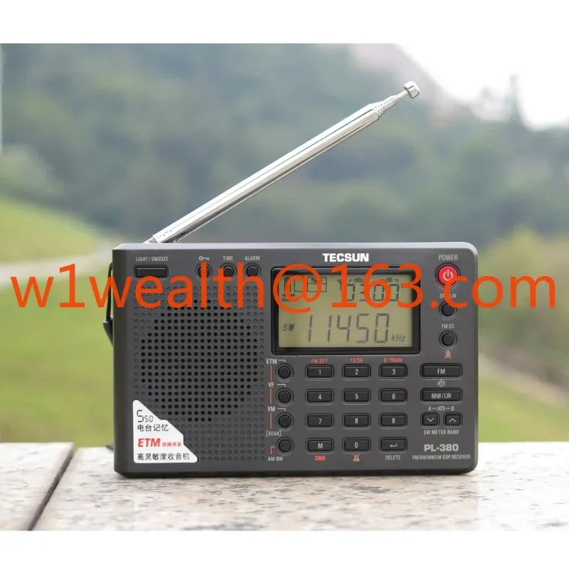 

PL-380 PL380 DSP Professional Radio FM/LW/SW/MW Digital Portable Full Band Stereo Good Sound Quality Receiver