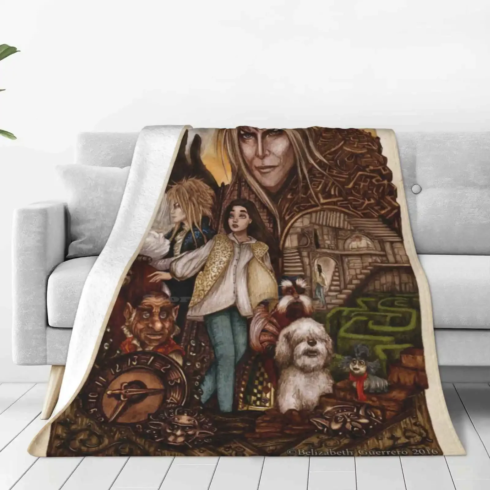 Labyrinth Top Quality Comfortable Bed Sofa Soft Blanket Sarah Ludo Goblins Inside Of The Labyrinth Fantasy Adventure Ambrosius