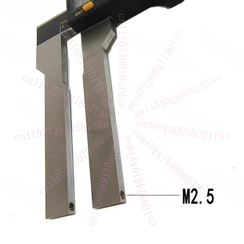 Multi-purpose interchangeable probe calipers internal and external grooves fluted flat head electronic internal groove calipers