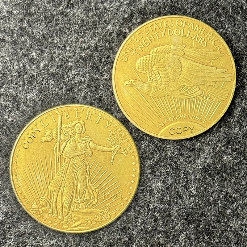 เหรียญที่ระลึกที่ระลึกเหรียญสะสมงานฝีมือนกอินทรีโบราณเหรียญสะสมเหรียญ1924