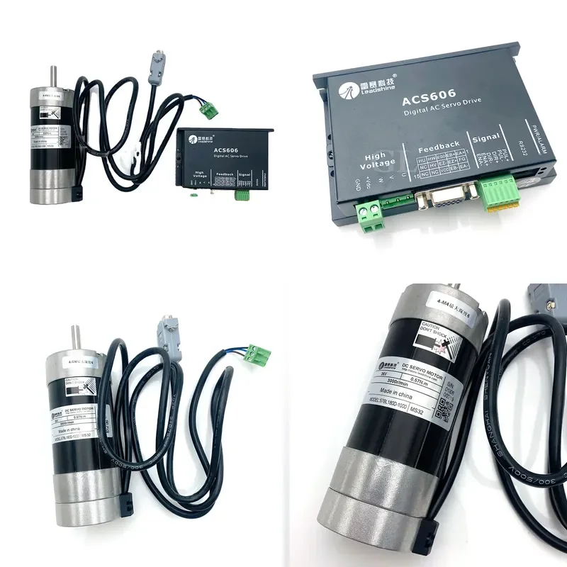 for Lead 180W Brushless DC Servo Motor 57BL180D-1000 Round Flange 36VDC 7A 0.57nm 3000RPM Incremental Encoder