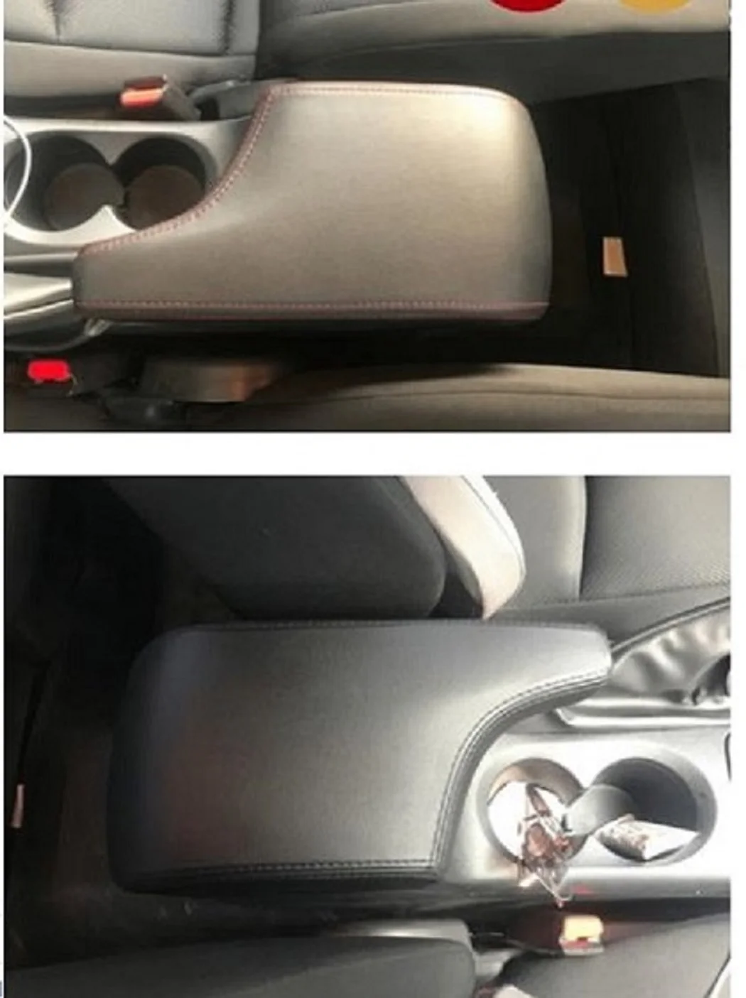 For Mazda 3 Axela 2014 2015 2016 2017 2018  Microfiber Leather Interior Center Armrest Box Protection Cover accessories LHD only