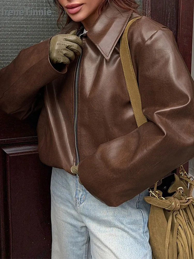 بدلة سوداء أنيقة برقبة على شكل حرف v من IRENE TINNIE 2025 سترات نسائية ضيقة بأكمام طويلة واحدة الصدر ملابس خارجية مكشكشة ملابس خروج