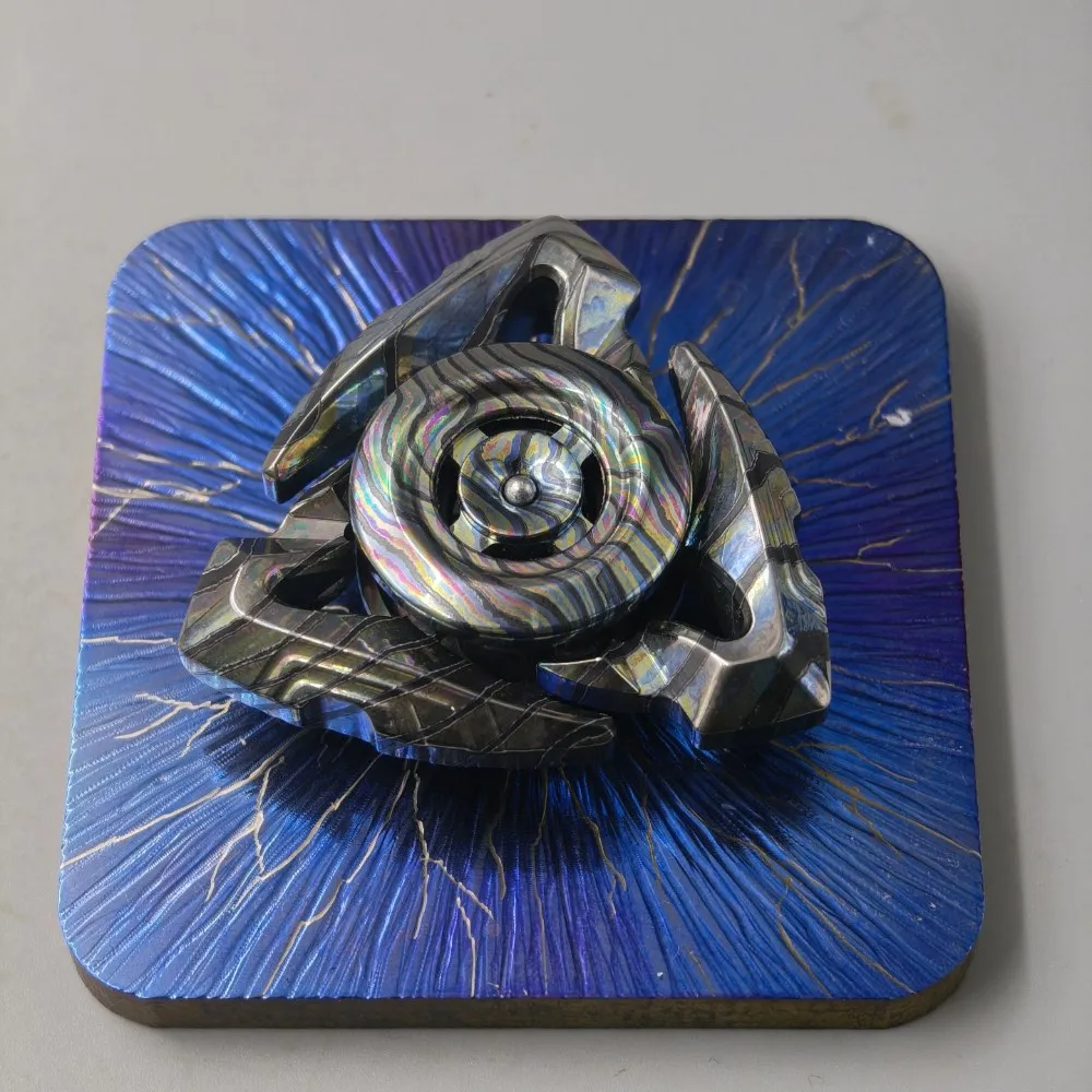 PM2.5 EDC XENO Fidget Spinner de tres hojas Zirconio púrpura Gyro Fidget juguetes para adultos aparatos para aliviar la ansiedad