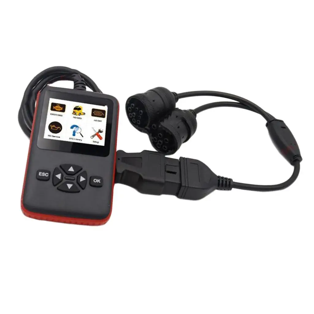 OBD2 Car Heavy Duty Truck Scanner Code Reader Diagnostic Tool Universal