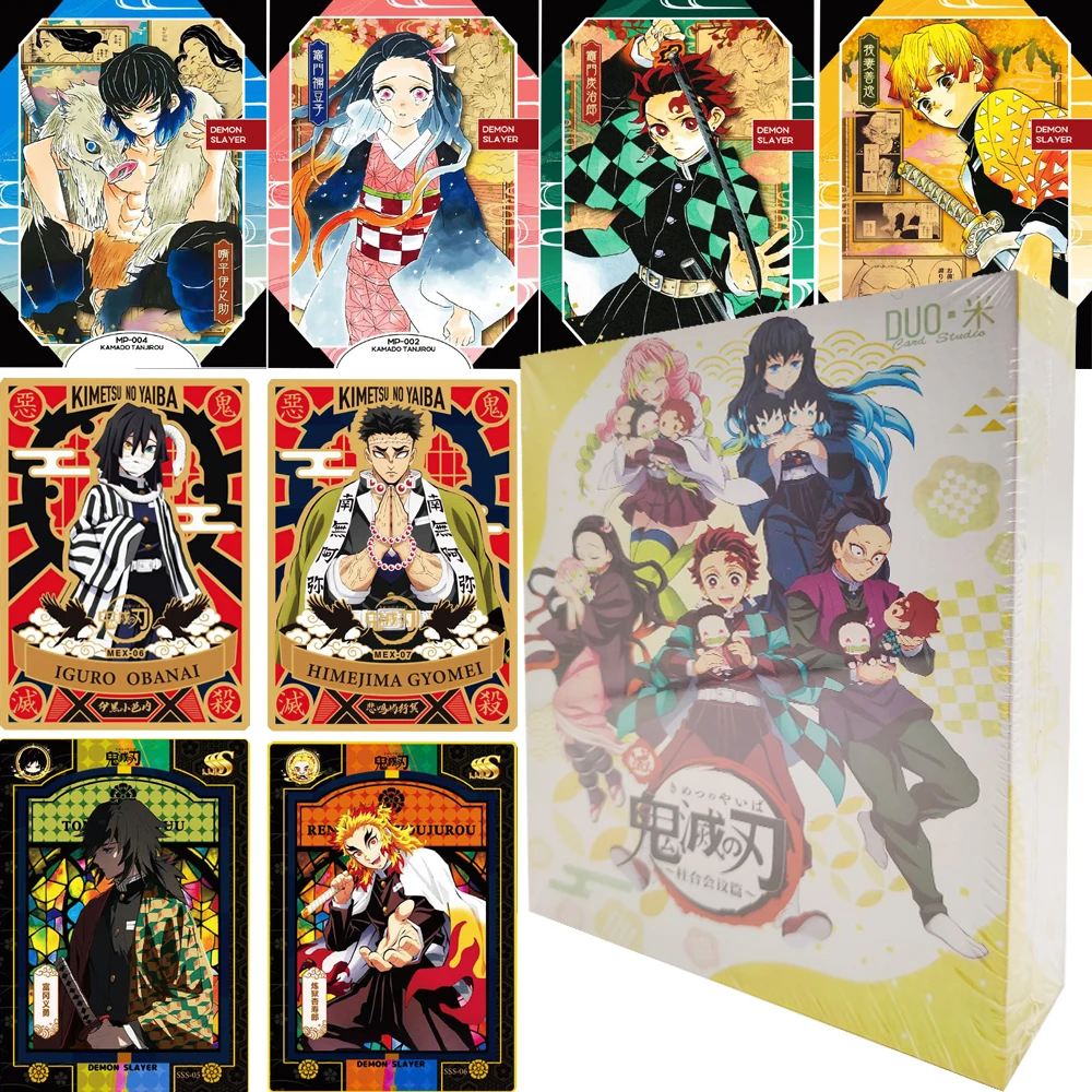 

Высокая партитура, коллекционные карты аниме «Убийца демонов», популярные произведения, фигурки мультфильмов, милые забавные кристальные капельные клеевые карты, рождественские подарки