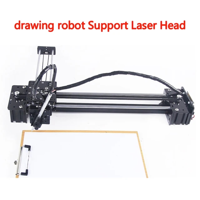 DIY ploter pióro robot rysunkowy maszyna XY-plotter Robot do rysowania pisanie CNC maszyna pazurowa zabawka wsparcie głowicy laserowej