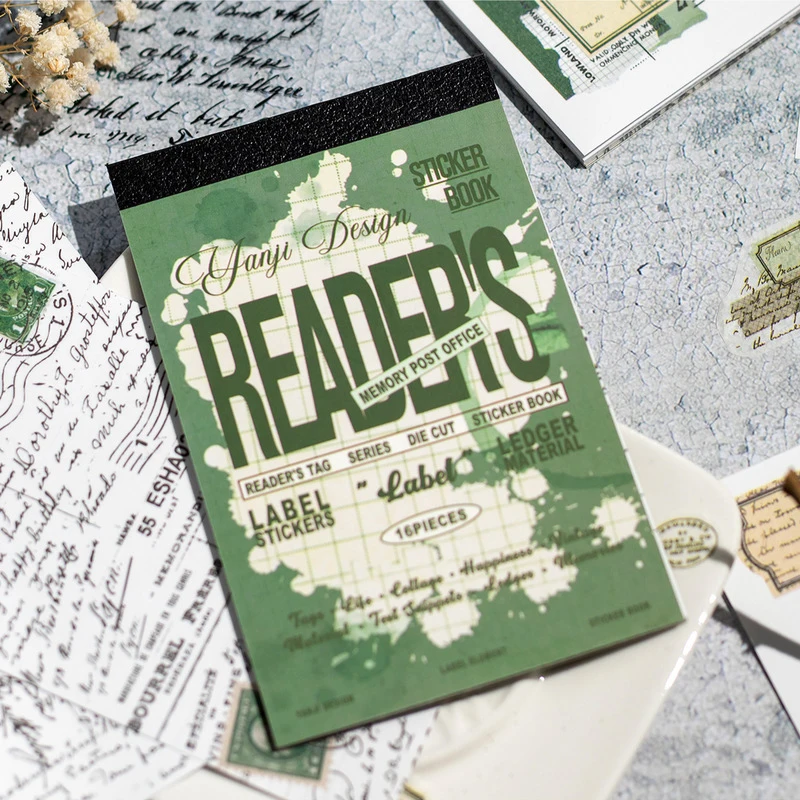 

Теги для чтения серии, винтажные английские текстовые этикетки, материал, наклейки для коллажей, книга, креативный журнал «сделай сам», канцелярские принадлежности для скрапбукинга