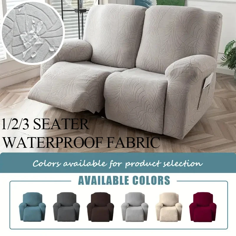 Waterproof Recliner Sofa Cover 1/2/3Seater For Living Room Stretch Relax Armchair Sofa Slipcover Recliner Couch Covers