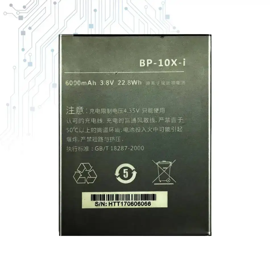 Premium Replacement BP-10X-I Mobile Phone Battery For Highscreen Innos D10 D10C D10F D10CF Boost 2 II SE 6000Mah