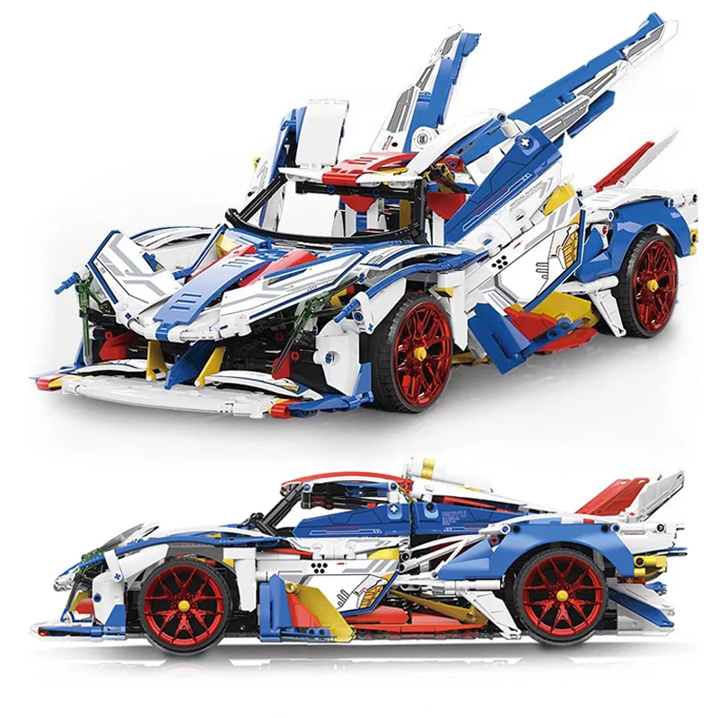 NEW 88007 Technical EVO Super Sports Car Building Blocks City Mech Apolloed Vehicle Racing Bricks Toys Christmas Gifts For Kids