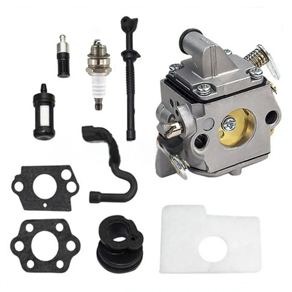 /Carburetor /Kit /With Coil Gasket Oil Line Fuel Filter For MS170 MS180 017 018 Chain Saw Parts Maintenance Tool Accessories