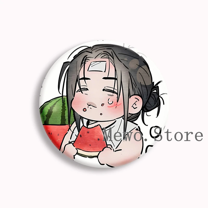 The Heart of the Lotus Anime Soft Button Pin BL Manhwa Boys Love Brooches Badge Bag Decor Accessories Fans Collect Friends Gifts - view 5