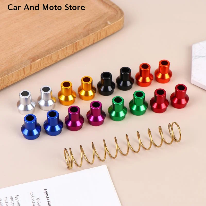 【CMO】Motorcycles Colorful Universal Telescopic Brake Springs Stainless Steel Retractable Compression Brake Springs Aluminum Head