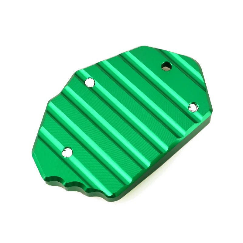Motorcycle For Kawasaki ZX6R ZX-6R 2025 ZX10R ZX 10R 2007-2025 2024 CNC Foot Side Stand Kickstand Enlarger Pad Tire Valve Caps