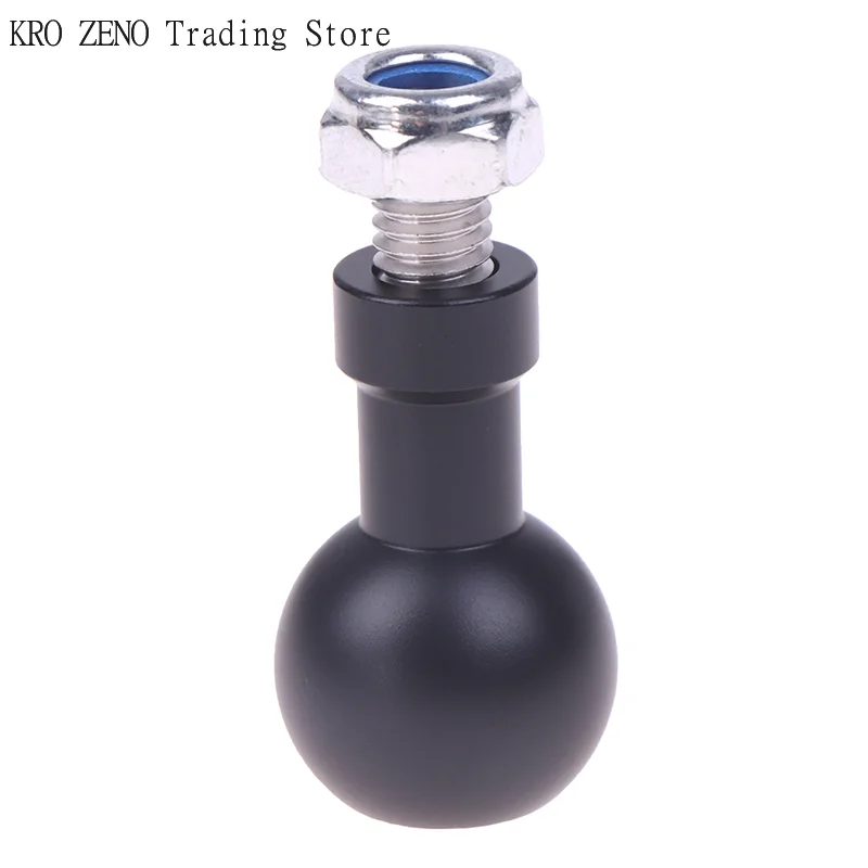 Aluminum Alloy Black 17mm Ball Head To M6 Screw Bracket Connector Motorcycle Sport Camera Mount Connector Motorcycle For Camera✨