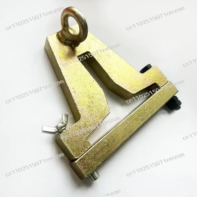 Guide Rail Lifting Clamp, Elevator Guide Rail Installation Tool, Hoist Clamp for Elevator Rail Alignment