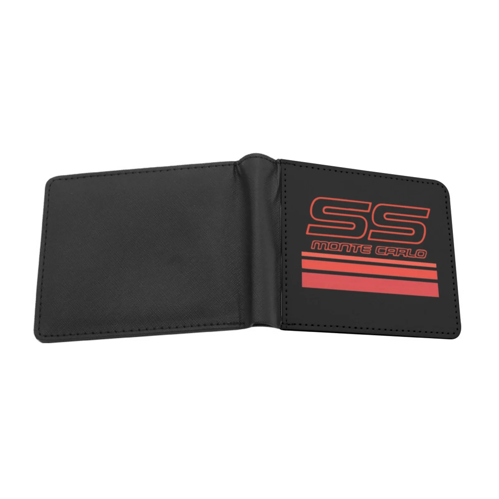 Monte Carlo Ss Red Shadows 1987 1988 Men Wallets Card Man Wallet Short Purse Bi-Fold Personalized Purses Monte Carlo Chevy Ss