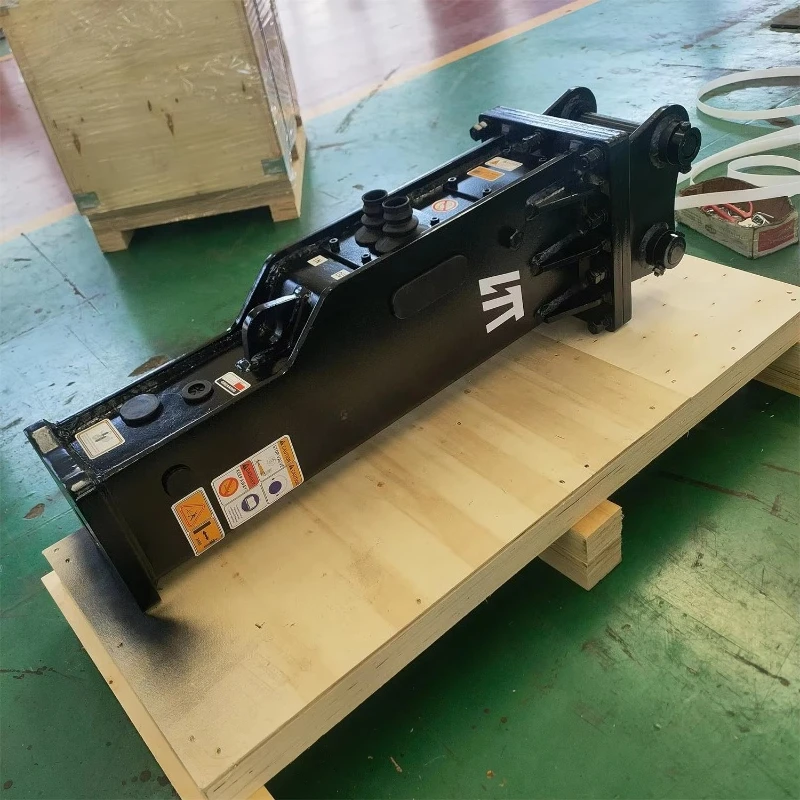 Excavator Hydraulic Demolition Breaker Box Type Attachment Fits 10-20 Ton Digger Heavy Rock Breaking Tool