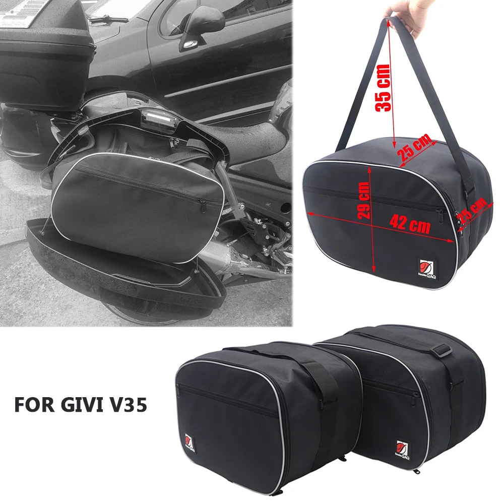 

Motorcycle Luggage Bag Pannier Liner Inner Bag For GIVI V35 V 35 Saddlebag Black Side Case Organizer Insert Storage Accessories