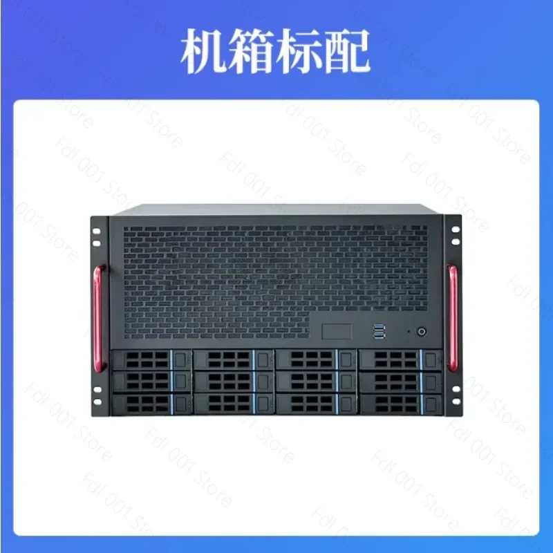 12 Bay NAS Chassis ATX Motherboard Power Supply 8 Full Height Slots Enterprise AIO Server
