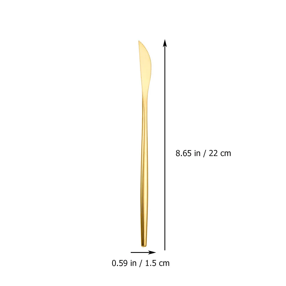 

12Pcs Western Flatware Set Stainless Steel Fork Spoon Cutter for Household Elegant Tableware Kit