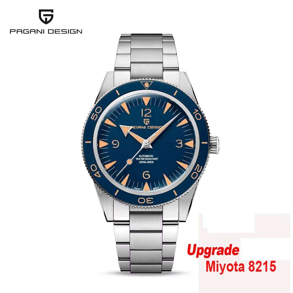

PAGANI DESIGN Miyota 8215 Automatic Men Mechanical Watches 200m Waterproof Sapphire Ceramic Diving Stainless Steel Clock V3