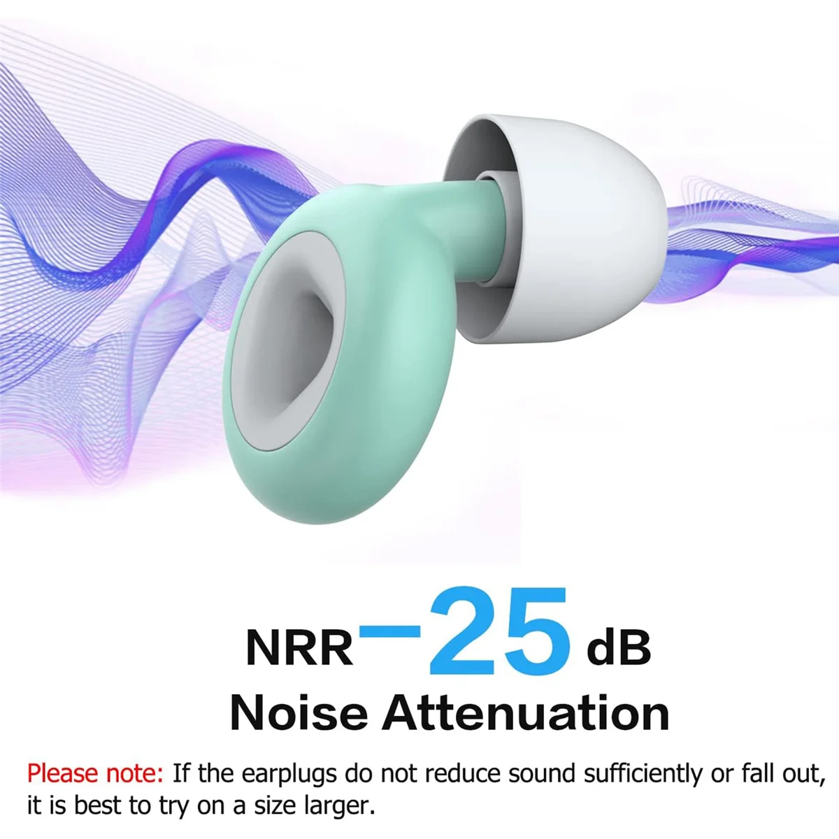 Ear Plugs for Sleeping Noise Cancelling Soft Reusable Hearing Protection in Flexible, Noise Cancelling Earbuds for Sleep