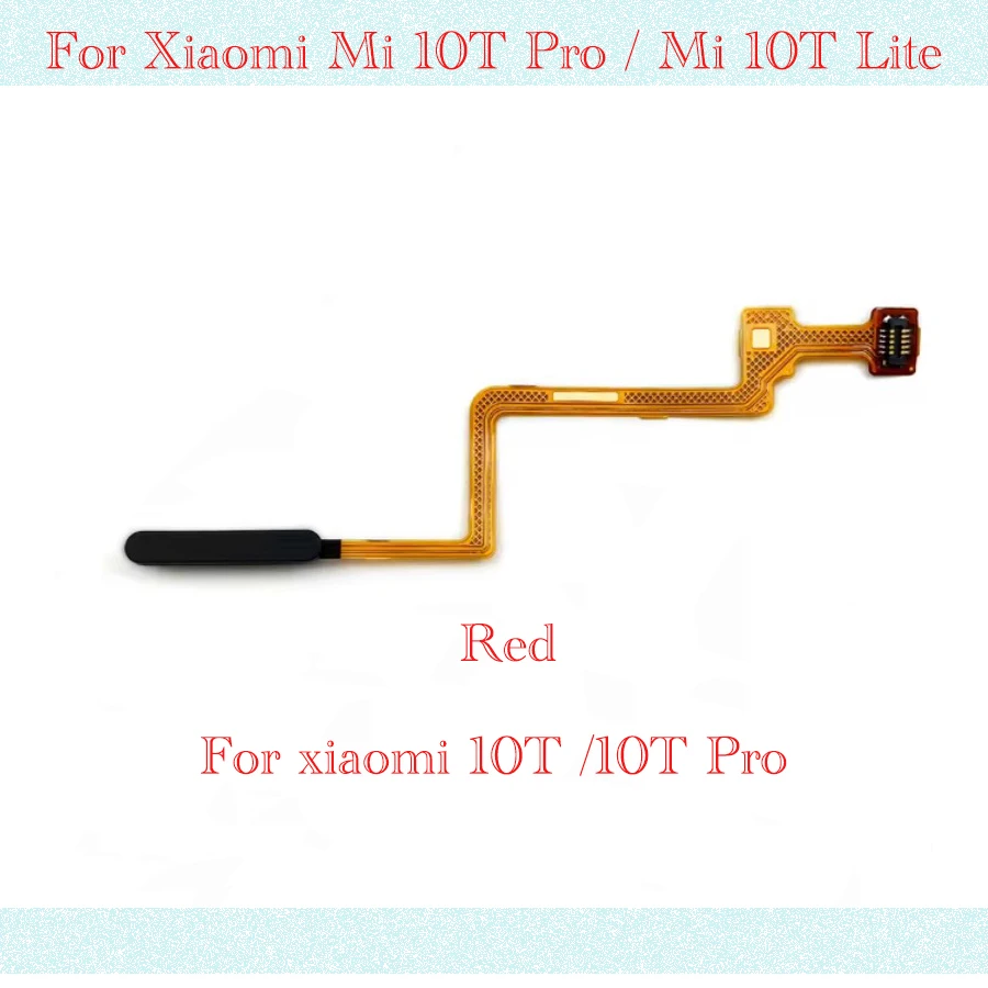 Tested NEW For Xiaomi Mi 10T Pro / Mi 10T Lite FingerPrint Sensor Scanner Key Flex Cable Power Button Touch ID