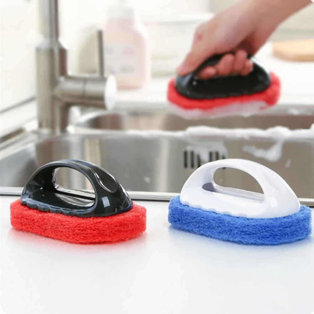 6 Pcs Descaling Brush Cleaning Stove Stain Remover Pads Home Eraser Washing Sink Cleaner