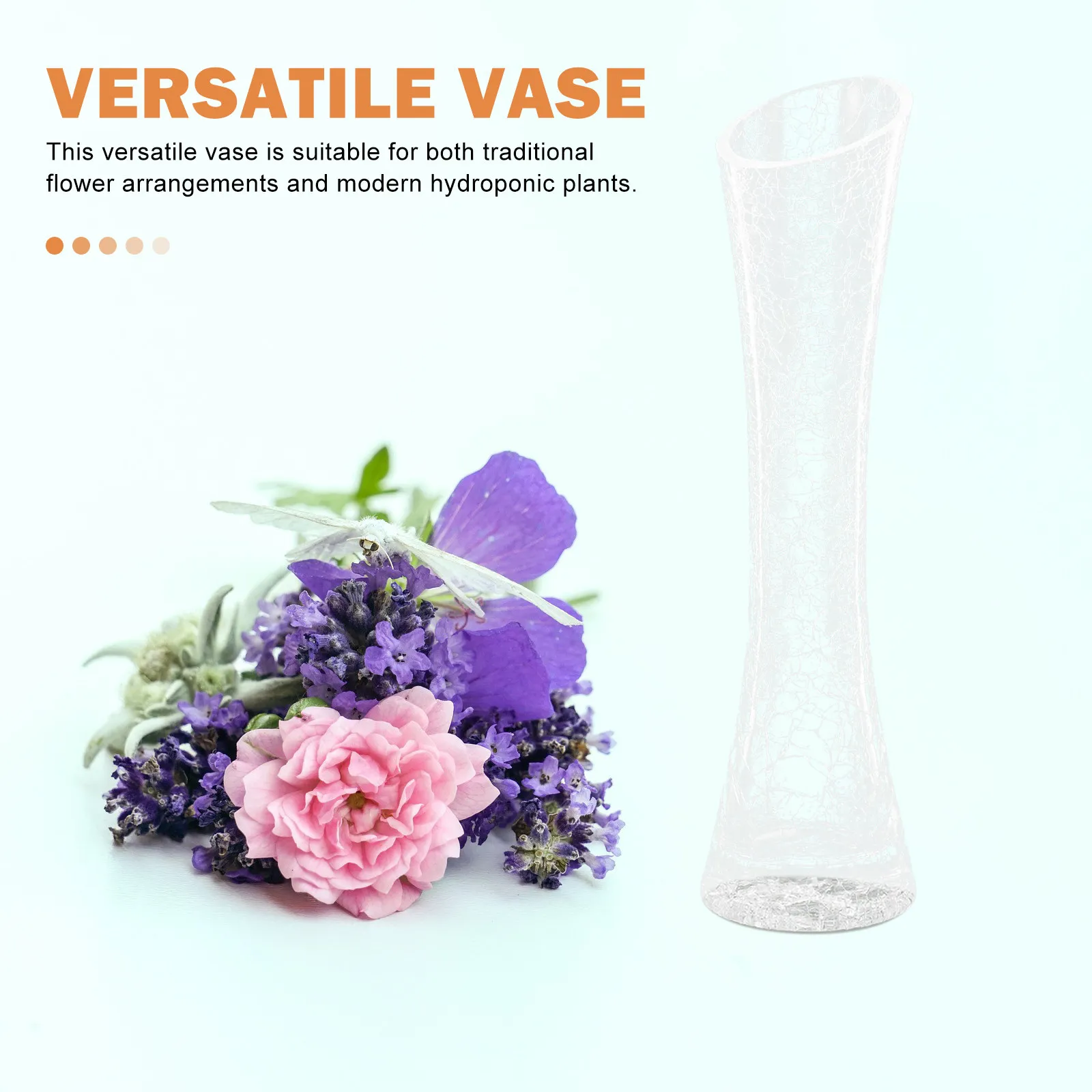 

Прозрачная стеклянная ваза на одной ножке, маленькая ваза-бутоньерка для декора стола, контейнер для комнатных растений, современные вазы для цветов, украшение для комнаты