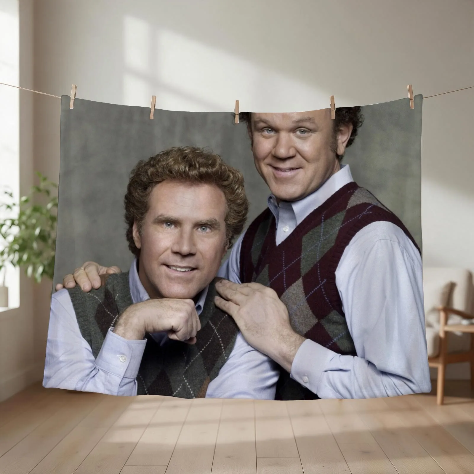 Step Brothers Throw Blanket couch cozy soft plush fuzzy picnic outdoor blanket