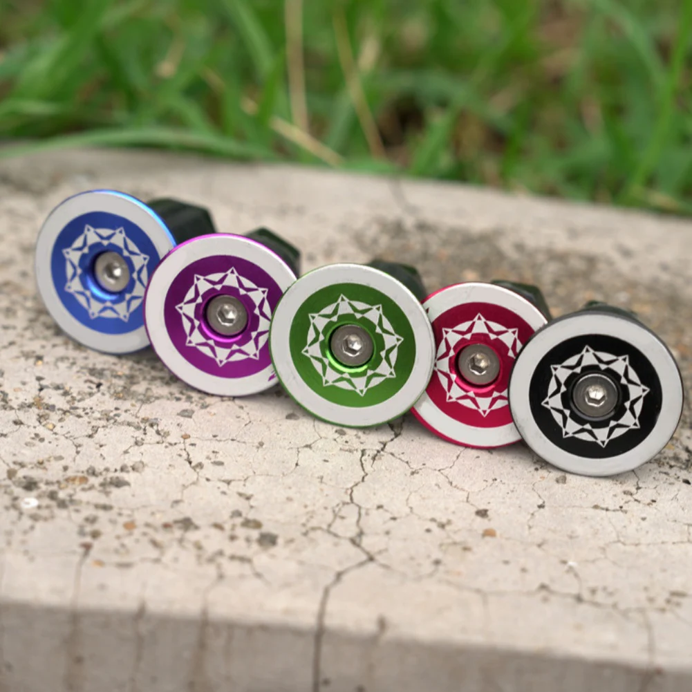 

1 пара колпачков на руль горного велосипеда из алюминиевого сплава, торцевая крышка для руля шоссейного велосипеда 22-24 мм, аксессуары