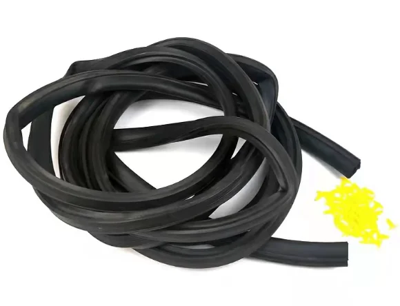 For Hitachi excavator ZAX60 70 120 cab windshield rubber strip door seal anti-collision leather strip accessories Fast delivery