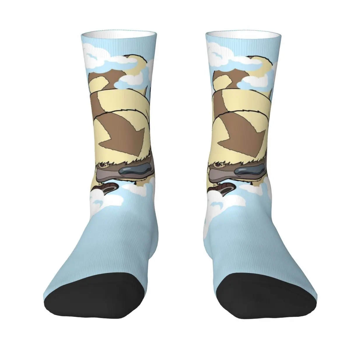 Appa Socks Spring The Last Airbender Stockings Funny Men's Breathable Socks Design Skateboard Anti Skid Socks