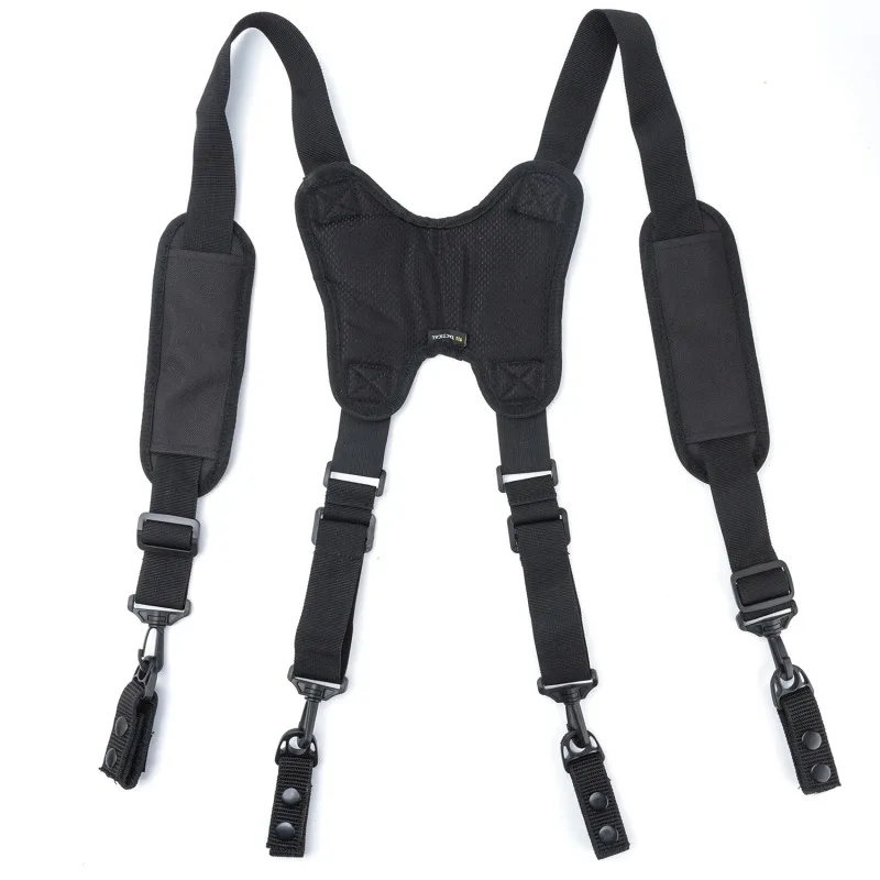 Suspenders Outdoor Adjustable H-type Suspenders Multi-function Duty Belt Equipment Harness Combat Belt Strape