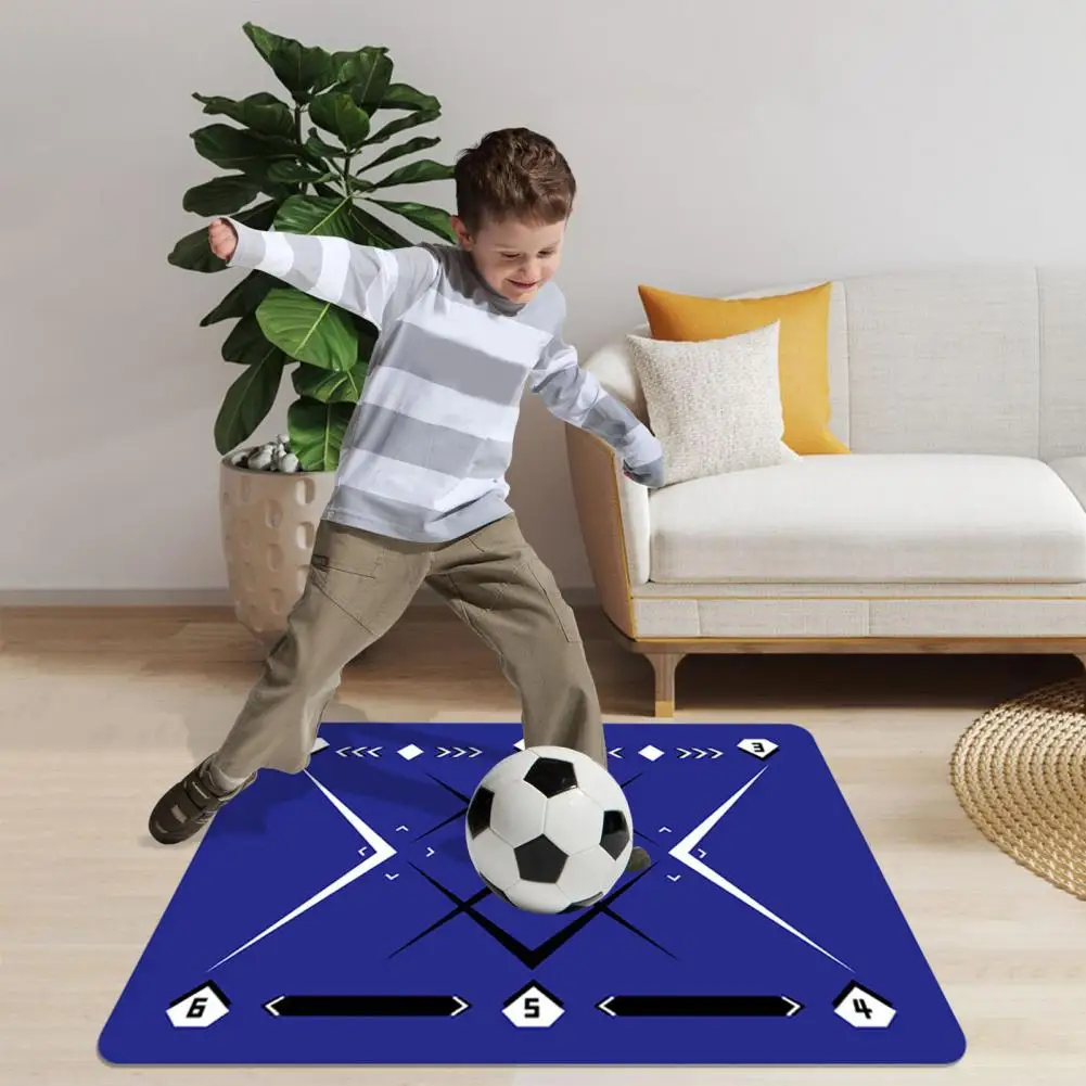 

Ball Control Skills Practice Mat Soccer Footstep Training Mat for Ball Control Improvement Agility Enhancement for to for Ages