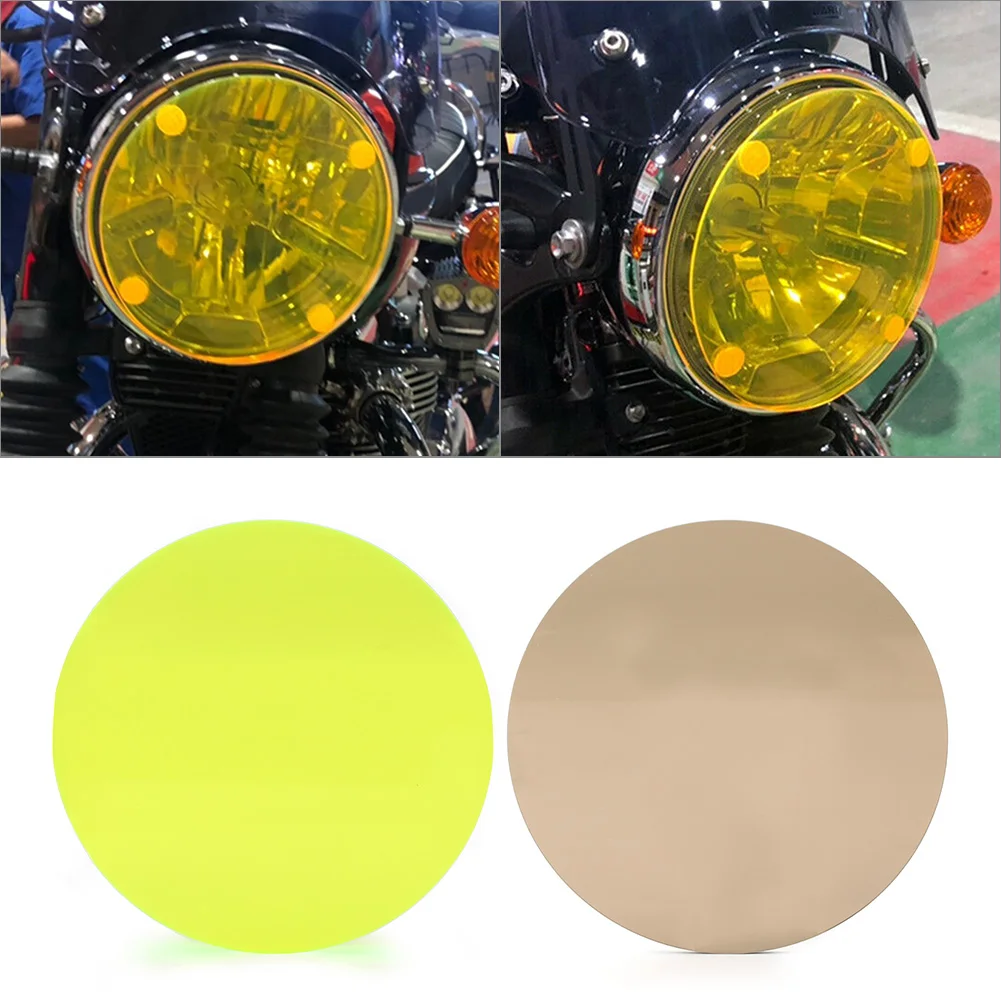 Motorcycle Vintage Headlight Lens Filter Protective Film for BMW R nineT 2013-2017 Racer 2016-2017