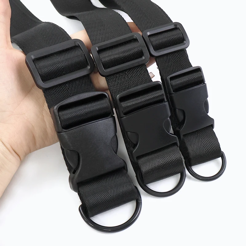 

1-5Sets Meetee 20-38mm Plastic Quick Release Buckle Nylon Webbing Tape D Ring Backpack Tri-Glide Slider Dog Collar Accessories