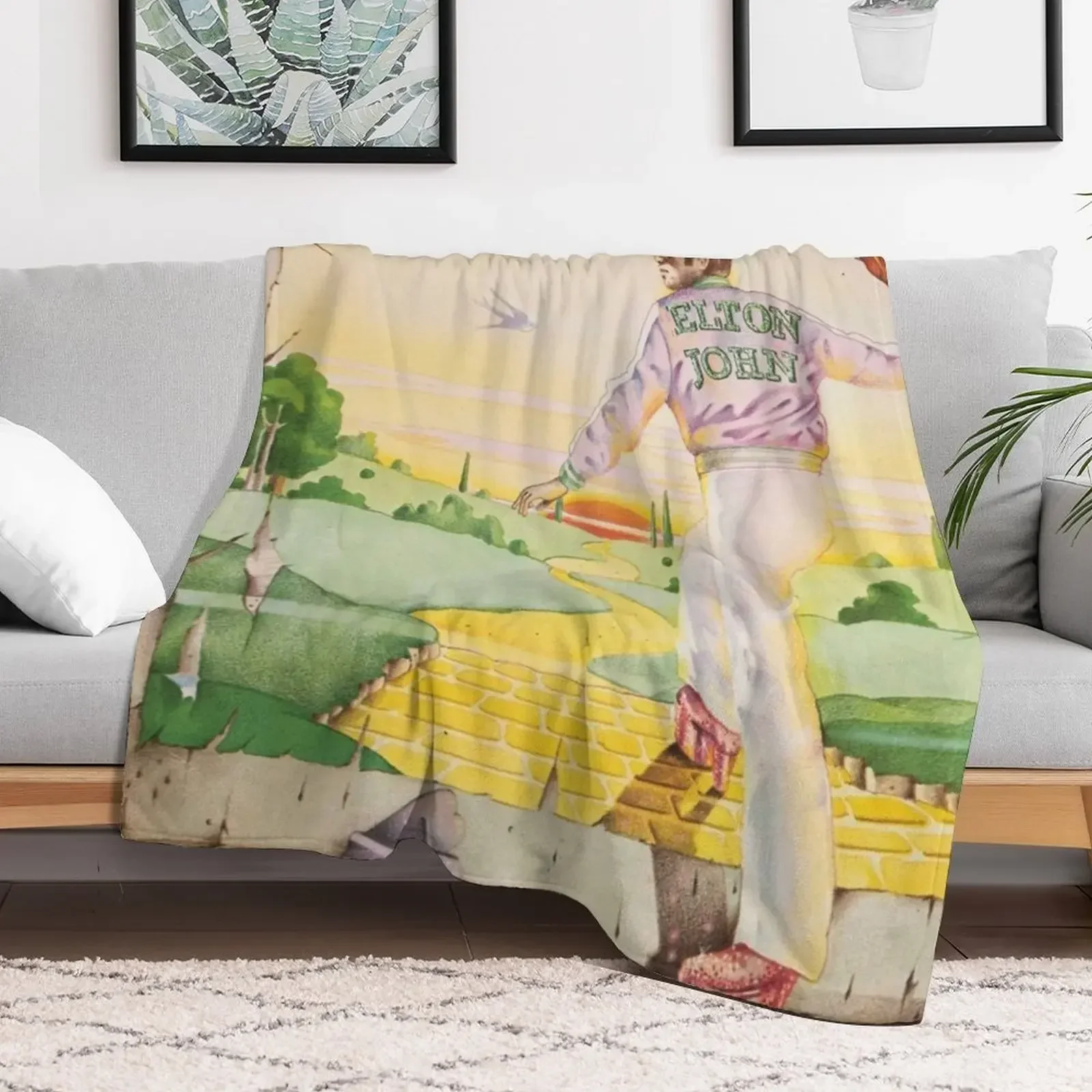 Goodbye Yellow Brick Road Throw Blanket Custom Summer Tourist Blankets