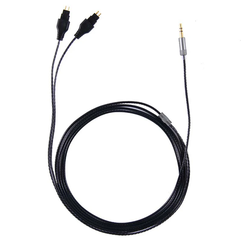 Replacement Audio Cable for Sennheiser HD414 HD650 HD600 HD580 HD660S 3.5mm Headphone Upgrade Audio Durable 1.2M 2.0M Cable