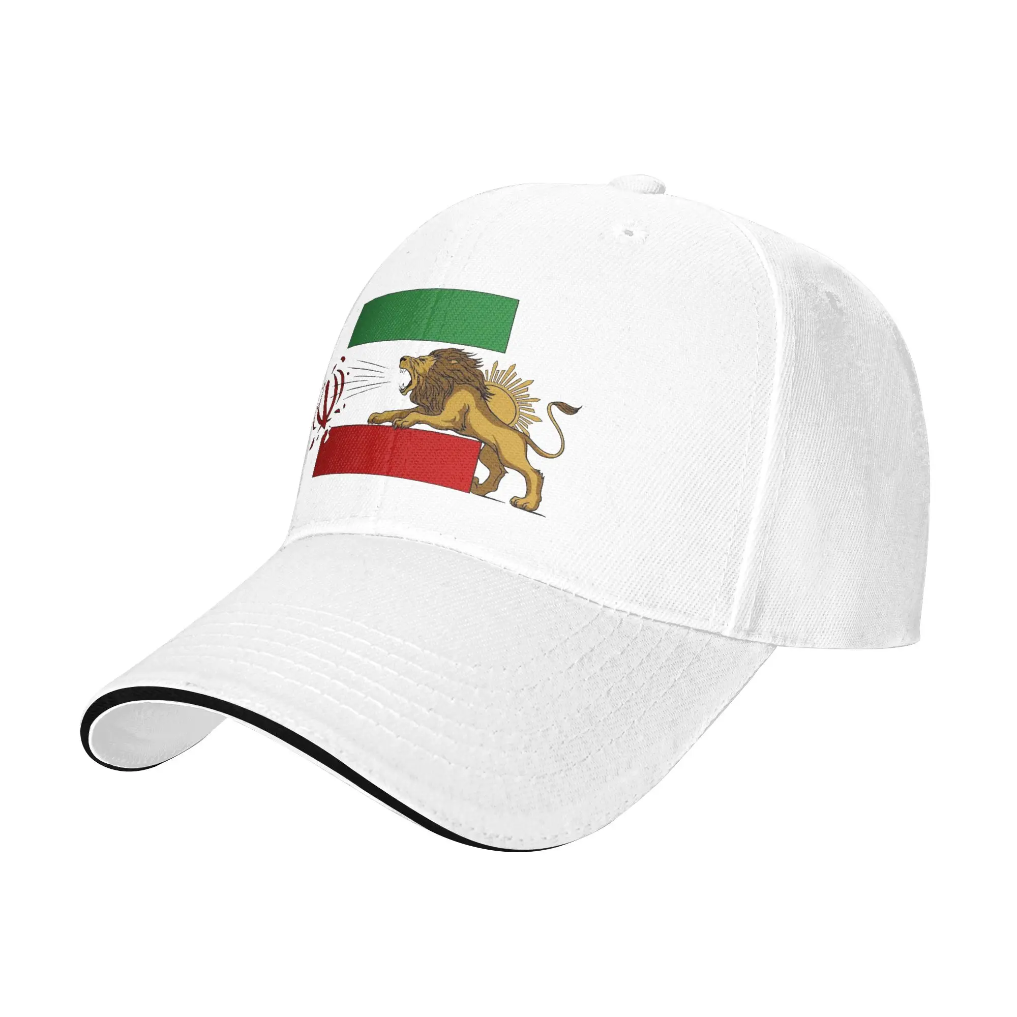 Baseball Cap Iran The Return of the Lion and Sun Merch Casquette  Hats Cap Vintage Outdoor Running Golf Adjustable Fit Sun Cap