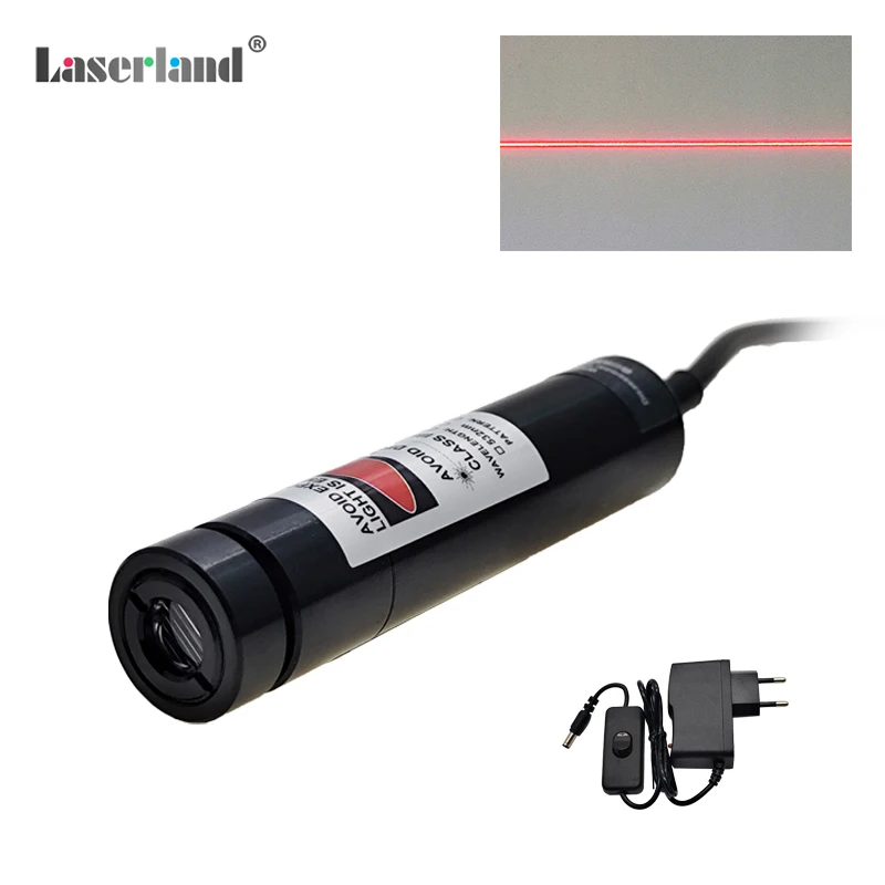 638 nm roter Linienlasermodul-Generator für Hofdekoration, Halloween-Lasersumpf, Teich, gruseliges Haus