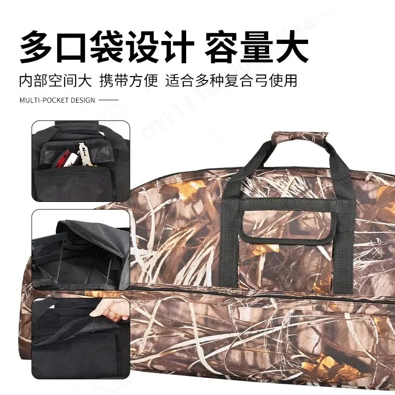 Large Capacity Multi-Function Portable Archery Bow Bag with Pulley System Multiple Specifications and Colors Available