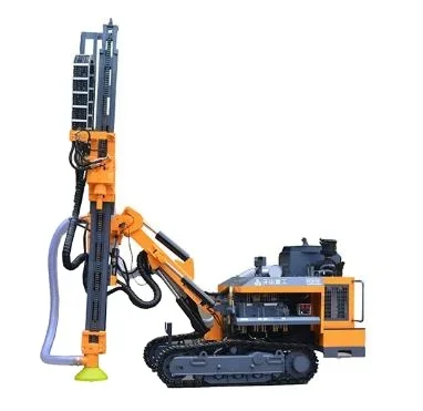 New model crawler mounted hydraulic rock stone dth borehole drilling rig price sale in UK