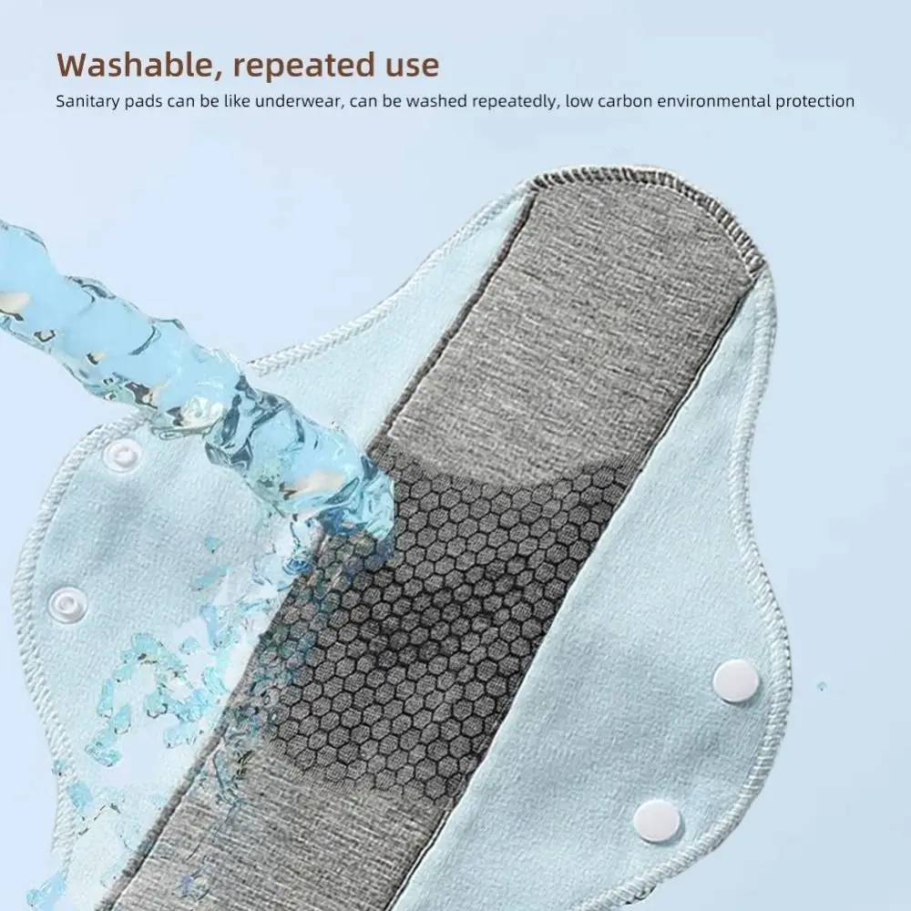 Reusable Adult Diaper Cotton Non-slip Soft Panty Liners Washable Panties Feminine Hygiene Pad Period Monthly Absorbent Menstrual