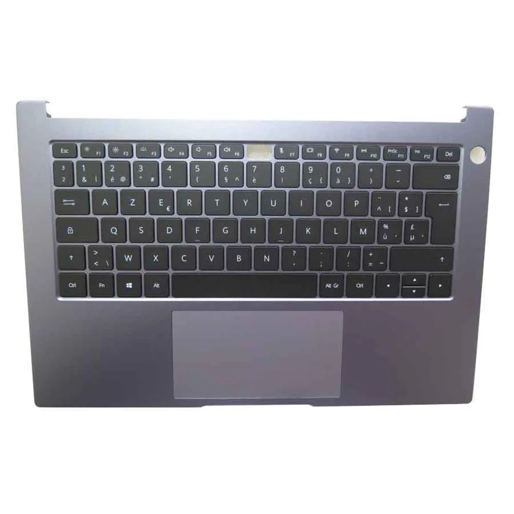 Imagem -04 - Palmrest e be Teclado para Laptop Caixa Superior Cinza com Retroiluminação Bélgica sp gr it Huawei Matebook D14 Nbd-wfh9 Nbd-wfh9c