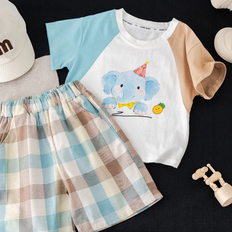 Çocuk Yaz Takım Elbise Bebek G - Baby Clothing Elephant incelemesi ve fiyatı