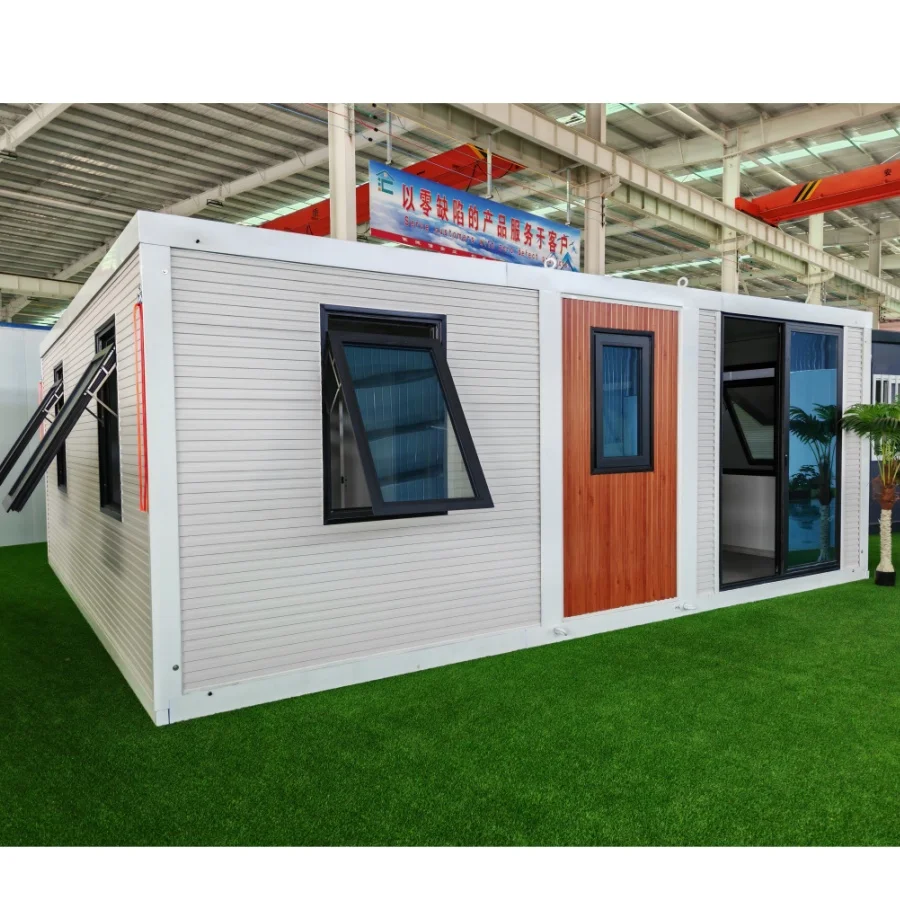 Prefab 20ft 40ft 2 3 Bedroom Prefabricated Cheap Movable Living Room Prebuilt Modular Foldable Tiny Container Kit House Homes